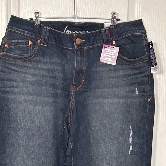 Lane Bryant Straight Leg Genius Fit Jeans 18 - Picture 5 of 14